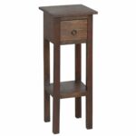 CLASSIC Stand - Τραπεζάκι Βοηθητικό H.65cm - 1 Συρτάρι, Ξύλο Sheesham Καρυδί - Image 2