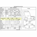 BF9100 Πολυθρόνα Γραφείου Διευθυντή, Mesh Μαύρο, Μπράτσα up-down - Image 3