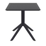 SKY BLACK 70X70X74εκ. ΤΡΑΠΕΖΙ ΠΟΛ/ΝΙΟΥ