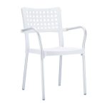GALA WHITE ΠΟΛΥΘΡΟΝΑ ΠΟΛ/ΝΙΟΥ/ΑΛΟΥΜ. 55Χ49Χ85εκ.