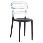 BIBI BLACK/CLEAR TRANSP. ΚΑΡΕΚΛΑ 42X50X85εκ.