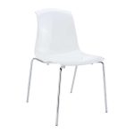 ALLEGRA GLOSSY WHITE(Σ4)ΚΑΡΕΚΛΑ 50Χ54Χ82εκ.