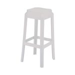 FOX 75εκ.(Σ2)ΣΚΑΜΠΟ GLOSSY WHITE 36X36X75εκ.