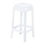 FOX 65εκ.(Σ2)ΣΚΑΜΠΟ GLOSSY WHITE 36X36X65εκ.