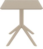 SKY TAUPE 70X70X74εκ. ΤΡΑΠΕΖΙ ΠΟΛ/ΝΙΟΥ - Image 2