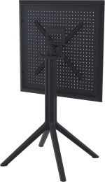 SKY BLACK 60Χ60X74εκ. ΤΡΑΠΕΖΙ ΠΤΥΣ/ΝΟ ΠΟΛ/ΝΙΟΥ - Image 2