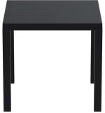 ARES ΤΡΑΠΕΖΙ 80Χ80Χ75εκ. BLACK ΠΟΛ/ΝΙΟΥ - Image 2