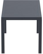 ARES ΤΡΑΠΕΖΙ 140Χ80Χ75εκ. DARK GREY ΠΟΛ/ΝΙΟΥ - Image 3