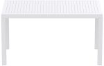 ARES ΤΡΑΠΕΖΙ 140Χ80Χ75εκ. WHITE ΠΟΛ/ΝΙΟΥ - Image 2