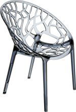 CRYSTAL BLACK TRANSP. ΠΟΛΥΘΡΟΝΑ 59Χ60Χ80εκ. - Image 2