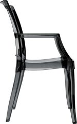 ARTHUR BLACK TRANSP. ΠΟΛΥΘΡΟΝΑ 56X60X91εκ. - Image 3