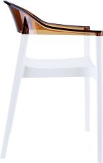 CARMEN WHITE/AMBER ΠΟΛΥΘΡΟΝΑ 49X53X79εκ. - Image 3