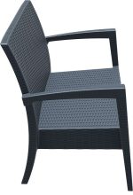 MIAMI DARK GREY ΚΑΝΑΠΕΣ 128Χ77Χ89εκ. ΠΟΛ/ΝΙΟΥ - Image 2