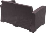 MONACO BROWN 2ΘΕΣΙΟΣ ΚΑΝΑΠΕΣ ΠΟΛ/ΝΙΟΥ 140X79X79εκ. - Image 3