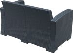 MONACO DARK GREY 2ΘΕΣΙΟΣ ΚΑΝΑΠΕΣ ΠΟΛ/ΝΙΟΥ 140X79X79εκ. - Image 3
