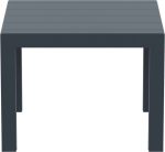 VEGAS RATTAN DARK GREY 100X100/140Χ75εκ. ΕΠΕΚΤ.ΤΡΑΠΕΖΙ - Image 2