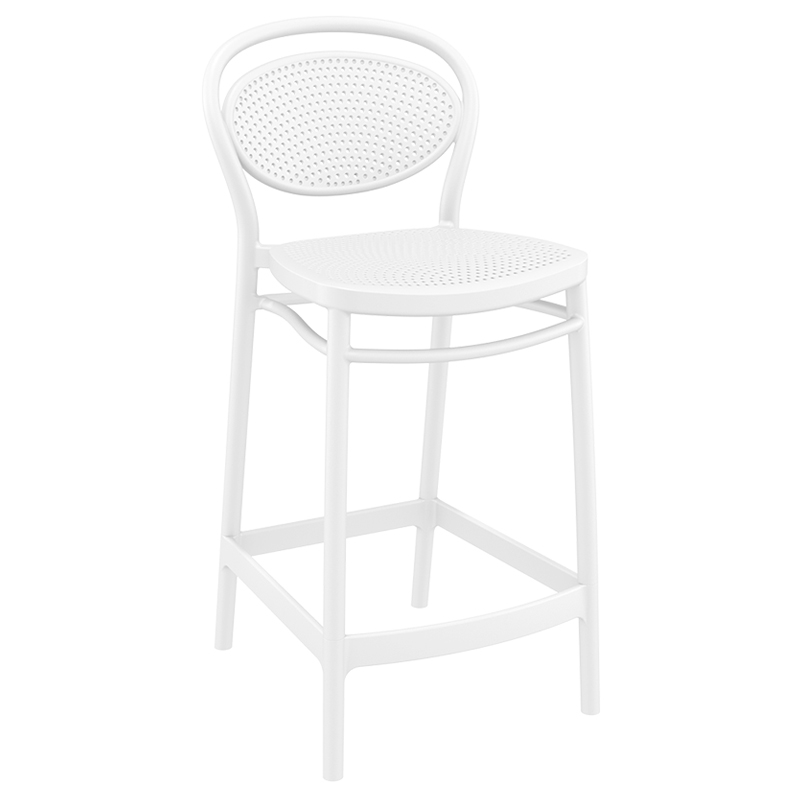 0007714 MARCEL 65εκ. ΣΚΑΜΠΟ WHITE ΠΟΛ/ΝΙΟΥ 44Χ50Χ96εκ. - Image 1
