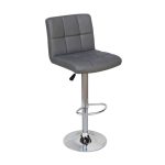 BAR40 GREY PU(Σ2)ΣKAMΠO ΜΕ ΑΜΟΡΤΙΣΕΡ 43X52X113εκ.