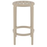 TOM 65εκ. ΣΚΑΜΠΟ TAUPE ΠΟΛ/ΝΙΟΥ 36X36X65εκ. - Image 2