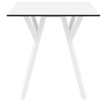 MAX ΤΡΑΠΕΖΙ 70Χ70Χ74εκ. WHITE LAMINATE 12mm - Image 2