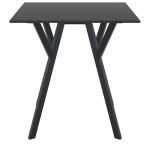 MAX ΤΡΑΠΕΖΙ 70Χ70Χ74εκ. BLACK LAMINATE 12mm - Image 2