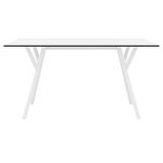 MAX ΤΡΑΠΕΖΙ 140X80Χ74εκ. WHITE LAMINATE 12mm - Image 2