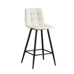 NORA OFF WHITE ΥΦΑΣΜΑ(Σ4)72εκ. ΣΚΑΜΠΟ ΜΕΤΑΛΛΙΚΟ 47X49X72-104εκ.
