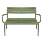 PARIS ΚΑΝΑΠΕΣ OLIVE GREEN 116X70X75εκ. ΠΟΛ/ΝΙΟΥ - Image 2