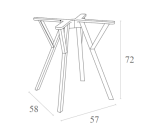 MAX ΒΑΣΗ WHITE SMALL 57X58X72εκ. ΠΟΛ/ΝΙΟΥ - Image 3