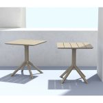 PARIS TAUPE 70X70X74εκ. ΤΡΑΠΕΖΙ ΠΟΛ/ΝΙΟΥ - Image 3