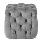 ASTRA ΣΚΑΜΠΟ GREY VELVET ΥΦΑΣΜΑ 45X45Χ45εκ. - Image 2