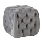 ASTRA ΣΚΑΜΠΟ GREY VELVET ΥΦΑΣΜΑ 45X45Χ45εκ. - Image 3