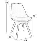 LOGAN PLUS ΜΑΥΡΗ(Σ4)ΚΑΡ/ΔΕΡΜ/ΡΡ 49X54X46-80εκ. - Image 2