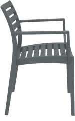 ARTEMIS DARK GREY ΠΟΛΥΘΡΟΝΑ ΠΟΛ/ΝΙΟΥ 58X58X83.5εκ. - Image 3