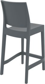 MAYA 65εκ. ΣΚΑΜΠΟ DARK GREY ΠΟΛ/ΝΙΟΥ 44Χ50Χ98εκ. - Image 2