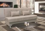 FELINA LIGHT BROWN ΥΦΑΣΜΑ 3ΘΕΣΙΟΣ ΚΑΝΑΠΕΣ/ΚΡΕΒΑΤΙ ΜΕ ΑΠΟΘ.ΧΩΡΟ 182X90X80εκ.