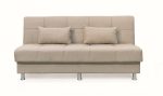 FELINA LIGHT BROWN ΥΦΑΣΜΑ 3ΘΕΣΙΟΣ ΚΑΝΑΠΕΣ/ΚΡΕΒΑΤΙ ΜΕ ΑΠΟΘ.ΧΩΡΟ 182X90X80εκ. - Image 2