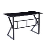 ΓΡΑΦΕΙΟ 120X60X75εκ.ΜΑΥΡΟ MDF/ΜΑΥΡΟ ΜΕΤΑΛΛΙΚΟ - Image 2