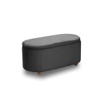 FOSTER ΣΚΑΜΠΟ VELVET GREY ΜΕ ΑΠΟΘ. ΧΩΡΟ 99Χ45X45εκ.