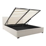 Κρεβάτι Norse pakoworld  pu λευκό με αποθηκευτικό χώρο 160x200εκ - Image 2