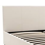 Κρεβάτι Norse pakoworld  pu λευκό με αποθηκευτικό χώρο 160x200εκ - Image 5