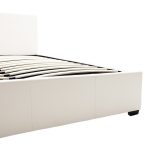 Κρεβάτι Norse pakoworld  pu λευκό με αποθηκευτικό χώρο 160x200εκ - Image 6