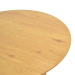 Τραπέζι Karulo pakoworld mdf σε sonoma απόχρωση Φ120x76εκ - Image 3