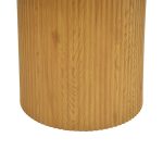 Τραπέζι Karulo pakoworld mdf σε sonoma απόχρωση Φ120x76εκ - Image 4