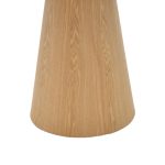 Βοηθητικό τραπέζι Donda pakoworld mdf-μέταλλο sonoma Φ45x50εκ - Image 3