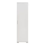 Ντουλάπι-στήλη Chad1 pakoworld λευκό gloss 45x32x169εκ - Image 4