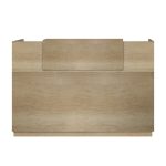 Γραφείο reception Lotus pakoworld σε χρώμα φυσικό 180x70x110εκ - Image 2
