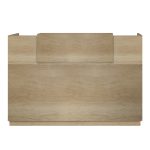 Γραφείο reception Lotus pakoworld σε χρώμα φυσικό 200x70x110εκ - Image 2
