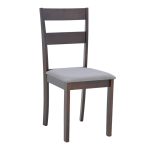 Καρέκλα Dallan  pakoworld σε καρυδί απόχρωση 40x47.5x89εκ
