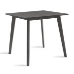 Τραπέζι Benson pakoworld MDF σε rustic grey απόχρωση 80x80x75εκ